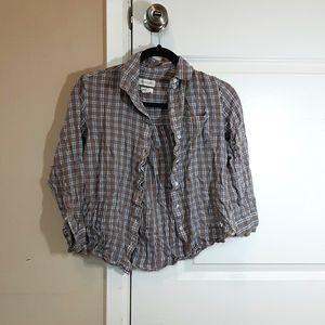 Plaid top